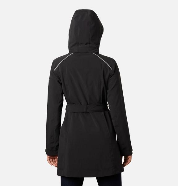 Columbia Zenith Vista Rain Jacket Black For Women's NZ6153 New Zealand